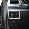 For Jeep Grand Cherokee 2014-2015 2017 2018   Car Headlamps Adjustment Switch Cover Trims Auto ABS Styling Accessories