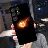 Чехол для телефона Samsung Galaxy с рисунком Огненный Футбольный Мяч Для Samsung Galaxy S25 S24 S21 S22 S23 Ultra S9 S10 Plus S24 FE S21 FE