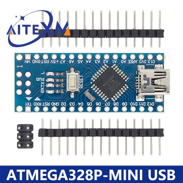 Mini / Type-C / Micro USB Nano 3.0 с загрузчиком совместимый Nano контроллер для arduino CH340 USB драйвер 16Mhz ATMEGA328P