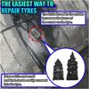 Tire Repair Nails, Car Rubber Fast Puncture Repair Screw Tires Plug Kit, Self-Service Spiral Vacuum Tire Mending Nail Tools Fit Vehicle, Truck,