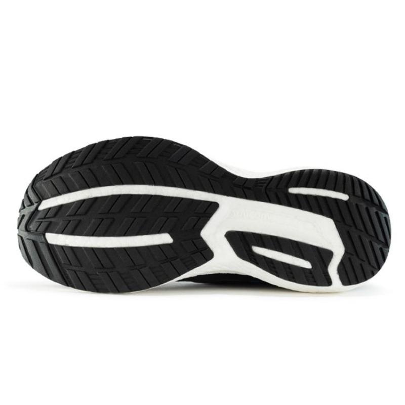 SAUCONY Женские низкие кроссовки для бега Triumph черные с белым, амортизирующие, дышащие S10678-10