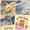Kawaii Cartoon Capybara Lunch Box Bag Insulated Tote Bag Bento Bag Lunch Bags For Women Girls Portable Thermos Bag Gifts