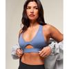 Gymshark Peek A Boo Sports бюстгальтер Worn Blue b8A5z Udr1