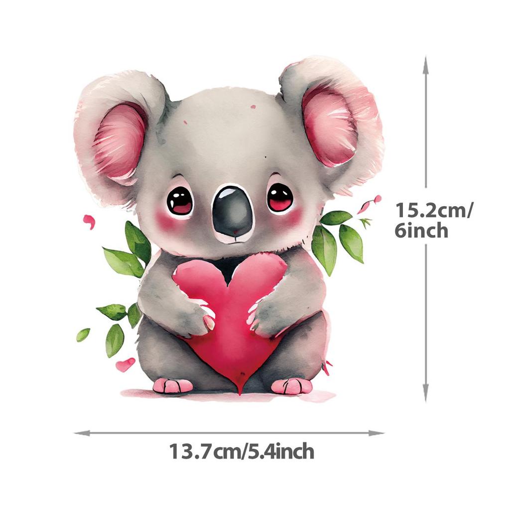 Cute Animal Iron On Patches For Clothing A-Level Washable Thermal Press Diy Vinyl Hoodies Tops Patches For Backpack