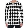 Simple Argyle Pattern Men's T-shirts Fashion Casual 3D Printed Long Sleeve T-shirts Loose Round Neck Streetwear Pullovers