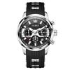 OLEVS Brand Original Quartz Watch Men Sports Silicone Waterproof Luminous Multifunctional Chronograph Watches For Men