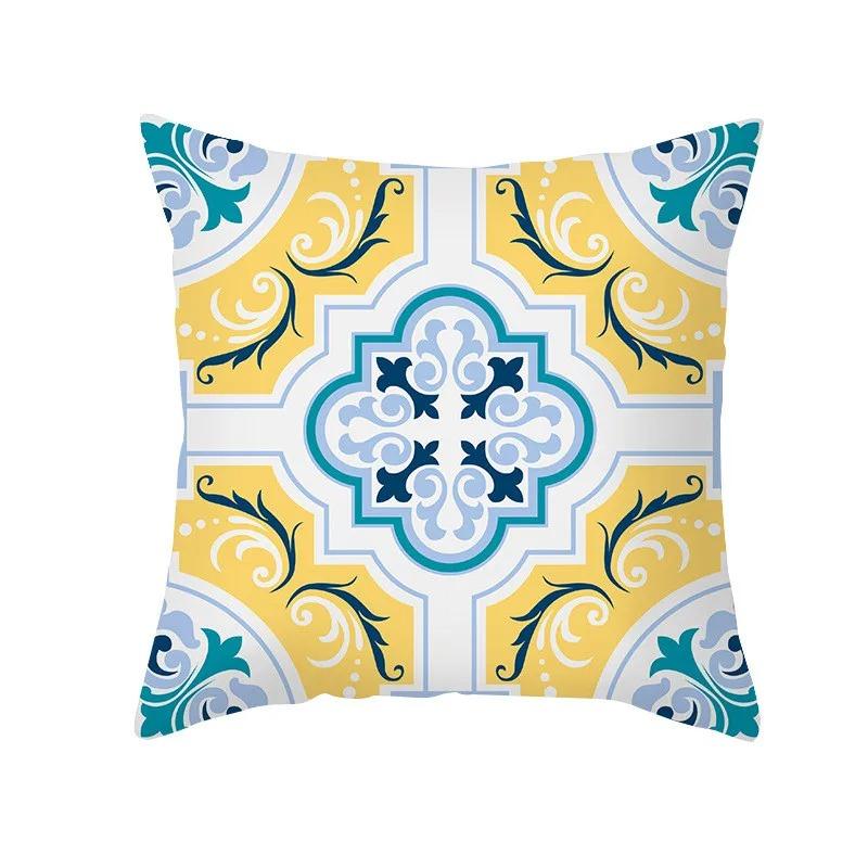 Офис Гостиная Дом Наволочка Простая Узорная Наволочка Украшения для Машины