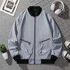 Мужская куртка больших размеров 7XL 8XL 9XL Куртка-бомбер Куртка на молнии Мужская осенне-зимняя верхняя одежда
