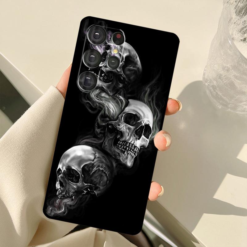 Забавный чехол-череп для Samsung Galaxy S23 S22 S21 Ultra Note 20 S8 S9 S10 Note 10 Plus S20 FE S21 FE