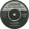 7-дюймовая пластинка BLACKWELLS - Love Or Money 45HLW9334 London Records, 1961 UK Рок Б/У