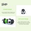Gym Water Cup Collapsible Silicone Ball Bottle, 550ml Foldable Football Bottle with Durable Sports Climbing Buckle, Leak Proof Spill Resistant Outdoor