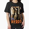 The Byrds Черные Хлопковые Футболки Все размеры S-5XL TA895 Унисекс Футболка