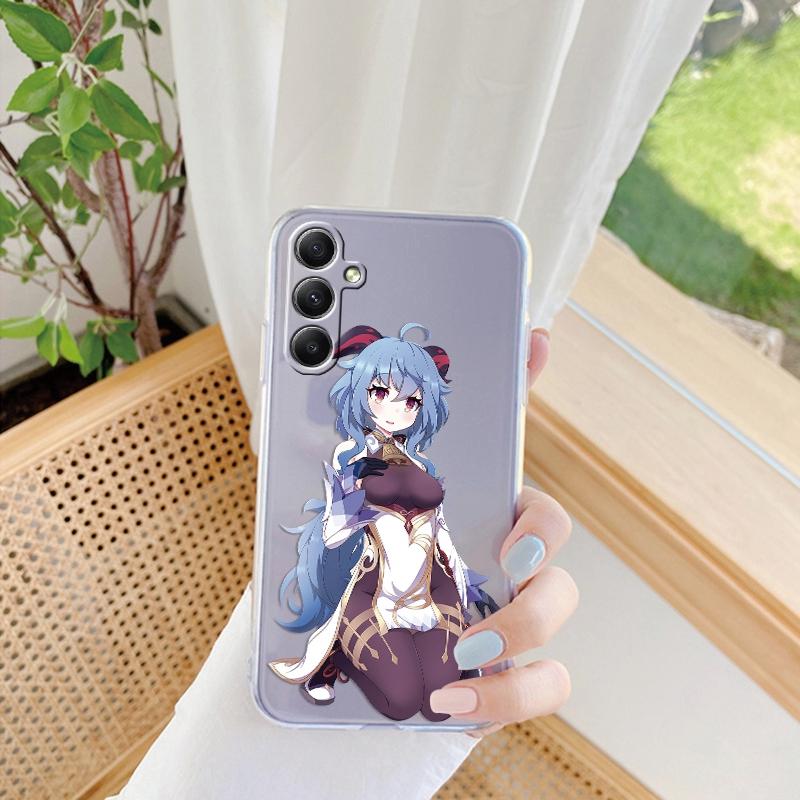 Мягкий прозрачный силиконовый чехол с рисунком из мультфильма для Samsung A55 M35 S24 Xiaomi Redmi Note 13 Poco C65 iPhone Camera Противоударный защитный чехол