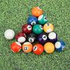 16PCS 32MM Eco‑friendly Resin Mini Children Billiard Ball Toy Pool Table Accesssory