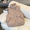 Осень и зима новая женская легкая безрукавка жилет утолщенный теплый спортивный и повседневный свободный легкий жакет