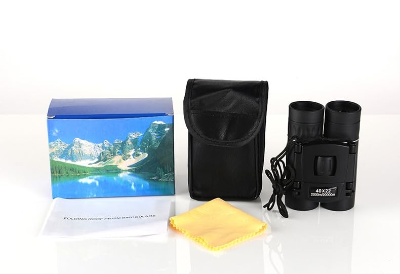 Бинокль ISEFUJI High 40 x 22 для просмотра оперных представлений и осмотра достопримечательностей, увеличение, калибр, представление, легкий, компактный, водонепроницаемый, очки.