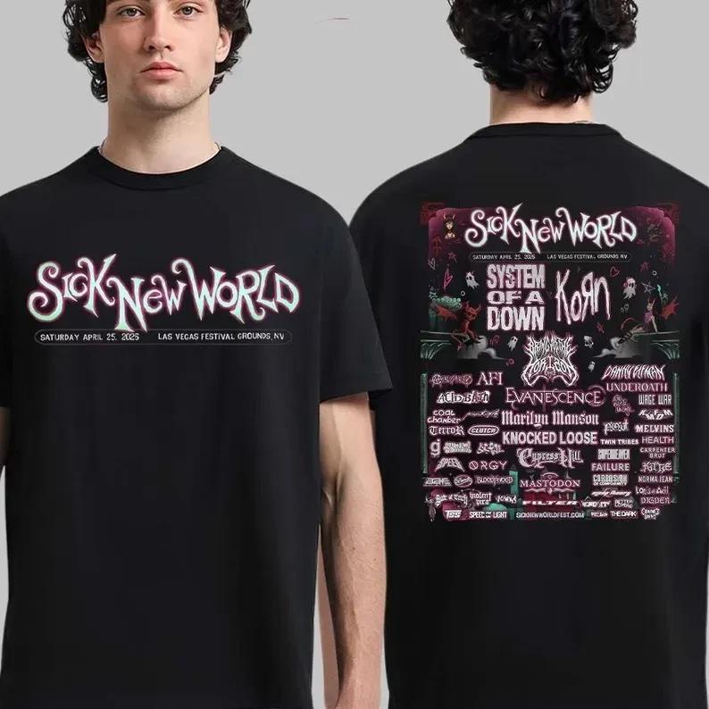 Sick New World Festival Lineup In Las Vegas NV On April 25 2026 Unisex T-Shirt