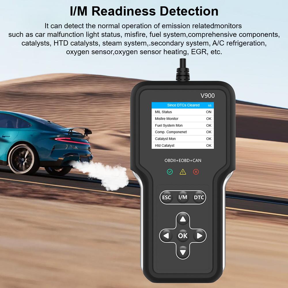 Автомобильный OBD2 сканер кодов ошибок OBD II EOBD Сканер Система двигателя Проверка Коды неисправностей Очистка Диагностический инструмент Автомобильный Тестер аккумулятора Очистка/удаление кода