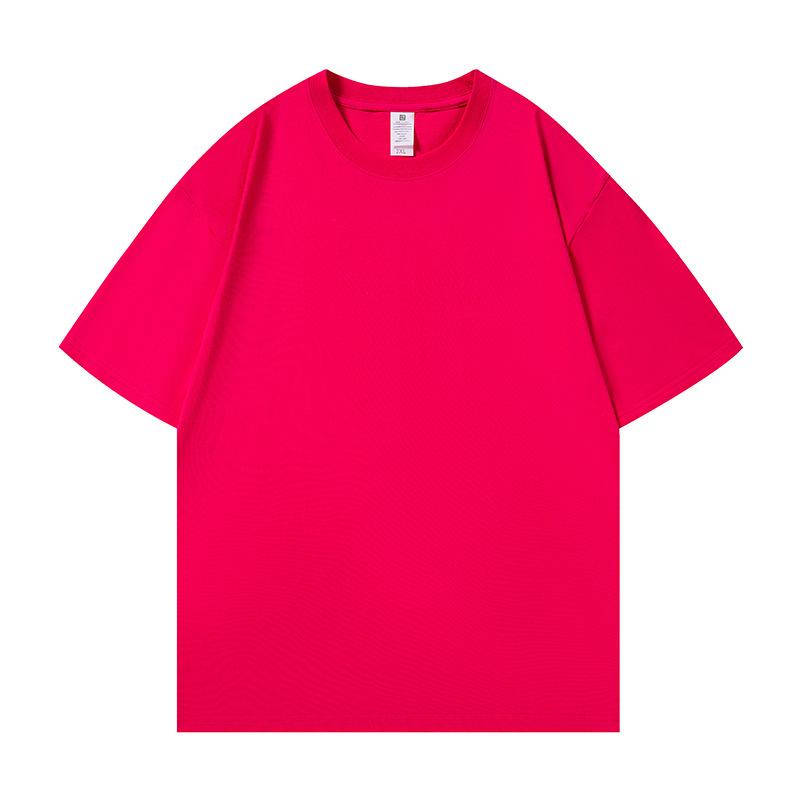 GMXIA Women's Fashion Casual Summer Solid Color Print Short Sleeve O-Neck Blouses & Shirts