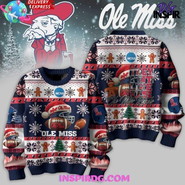 Ole Miss Rebels Christmas Edition Ugly Sweater Unisex T-Shirt