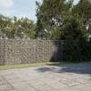 VidaXL Gabion Basket with Lid 1000x100x150 Cm Galvanized Iron, Gabion Wall, Gabion Retaining Wall, Fence In 3295222