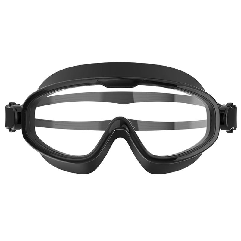 Big Frame Swimming Goggles Adults Swim Glasses for Men Women Anti-fog Goggles Waterproof Silicone Eyewear Glasses