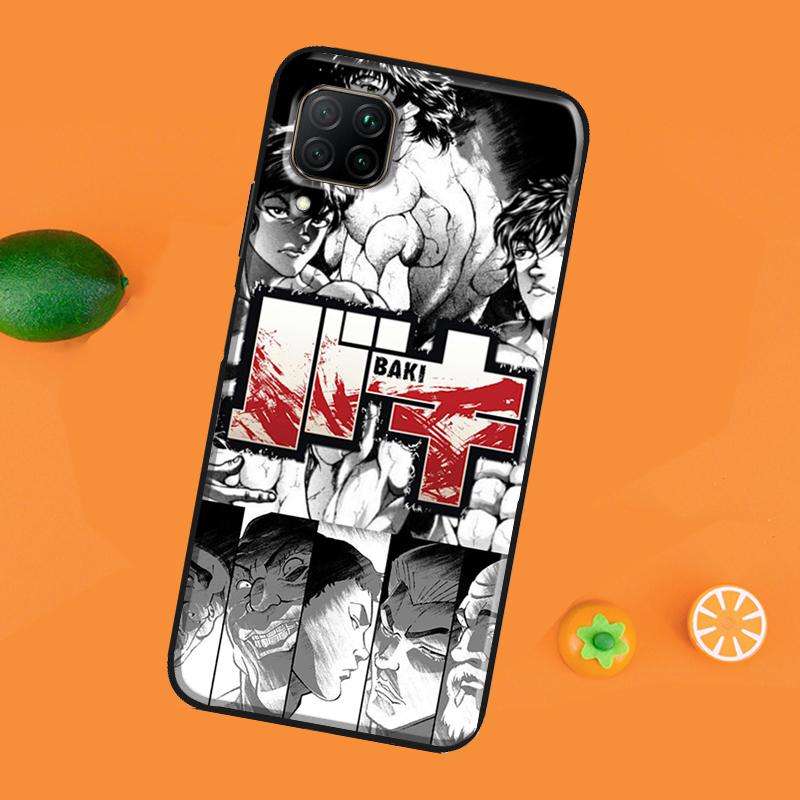 Baki the Grappler Japanese Anime Case For Huawei P30 Pro P20 P40 Mate 20 Lite P Smart 2021 2019 Nova 5T Honor 50 10i 9X 8X