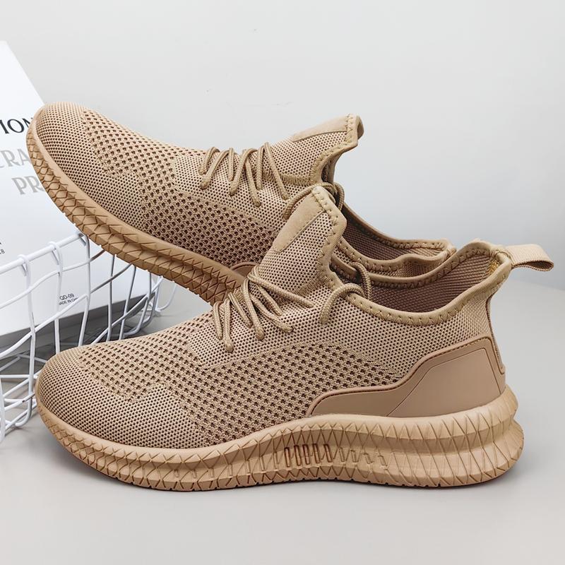 Спортивная обувь 39-46, мужская дышащая спортивная повседневная обувь с сеткой, мужские спортивные туфли для бега большого размера для фитнеса