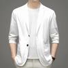 Men's Plus Size Top Solid Color Light Slim Suit Jacket Office Jacket