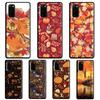 Autumn Leaves Fall Fox Pumpkin Case For Samsung Galaxy S10 S9 S8 Note 10 Plus Note 20 Ultra S20 FE S22 S21 Ultra Cover