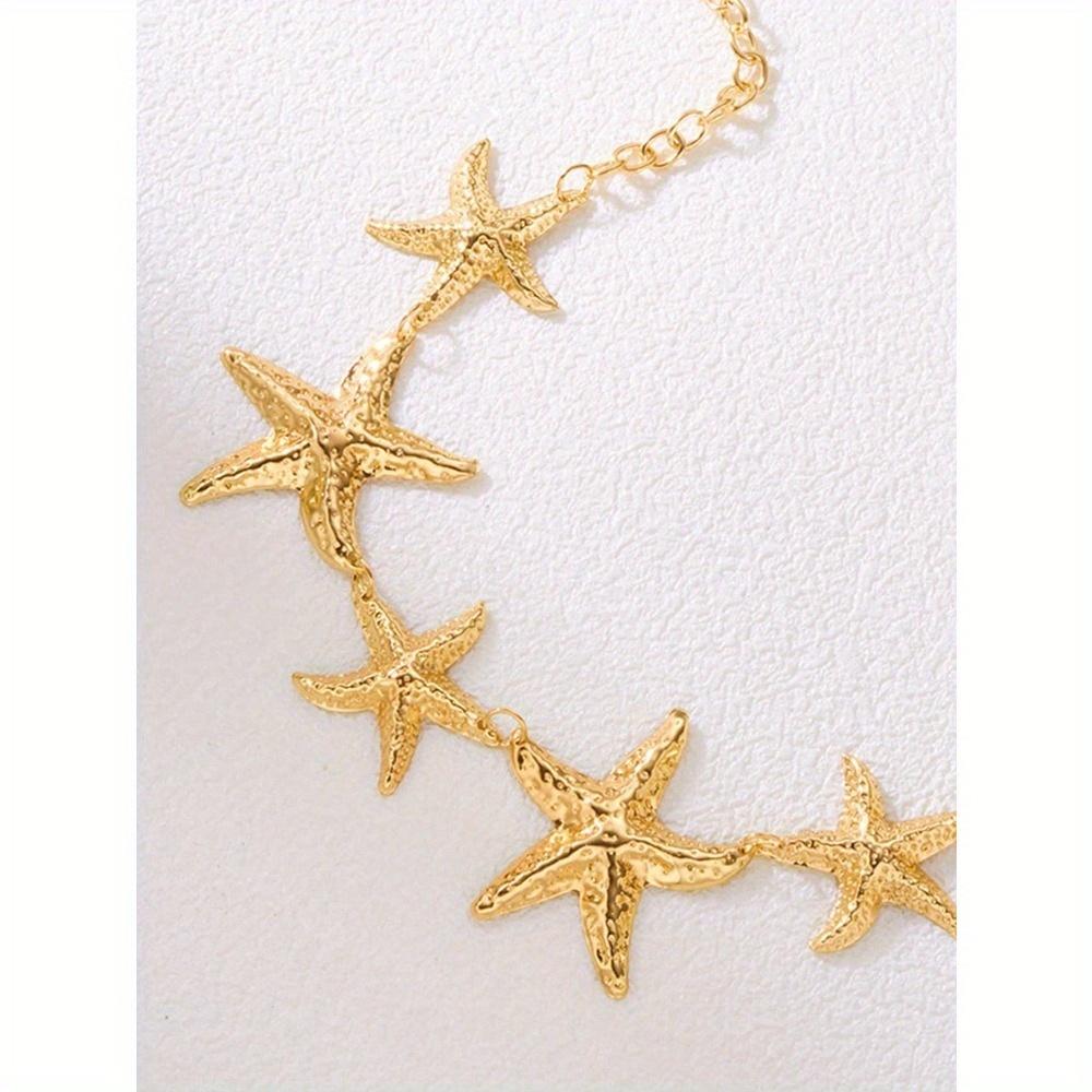 Vintage Multi-Layer Starfish Beach Waist Chain, Sexy Beach Body Jewelry Accessories