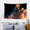 Ghost Rider Printed Tapestry, Wall Hanging,Livingroom, dormitory, Large Wall Decor, Fabric Decor Fan Birthday Gifts