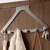 Hook Up Over Door Hooks Double Height No Drill 6 Hooks Towels Robes Dresses Sturdy Damage-Free Installation Hanging