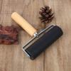 Резиновый печатный валик черный съемная деревянная ручка печать художественные принадлежности для поделок L
