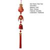Chinese New Year Decoration Spring Festival Red Lucky Hanging Tassel Pendant 2025 Year of The Snake Ornament for Home Car Window Decor