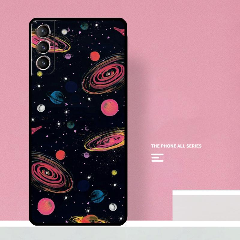 Чехол для телефона 'Космос Планета Звезды Луна' для Samsung Galaxy S25 S26 Ultra S20 S21 S22 S23 S24 Plus S10 S25 FE Чехол Coque