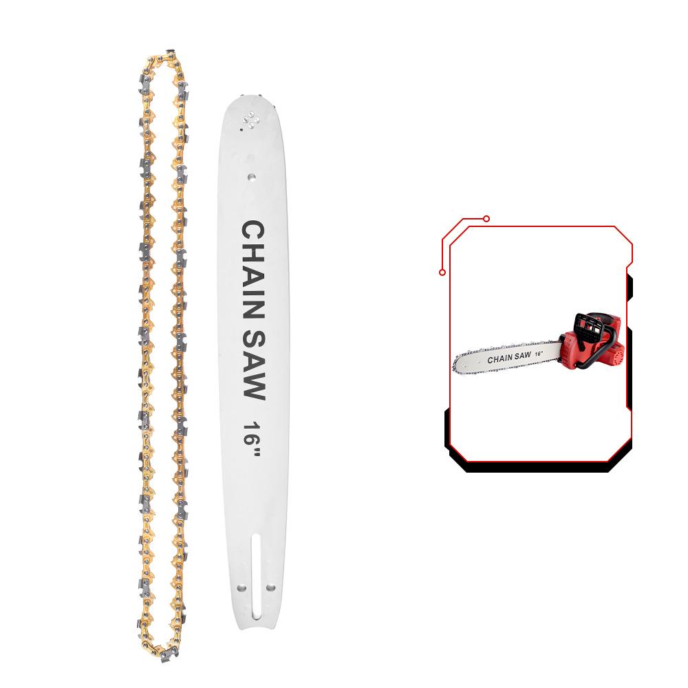16-дюймовая цепная пила для деревообработки, садовая сменная направляющая пластина для электрической пилы, лезвие для цепной пилы, аксессуары для обрезки цепной пилы