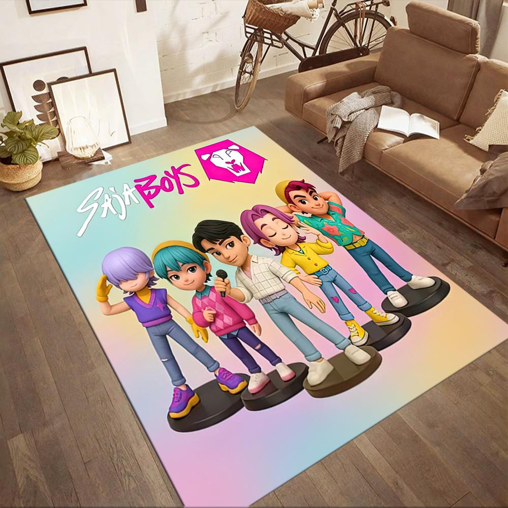 Saja Boys9 Square rugs are a great choice for living rooms, bedrooms, home décor, and as gifts