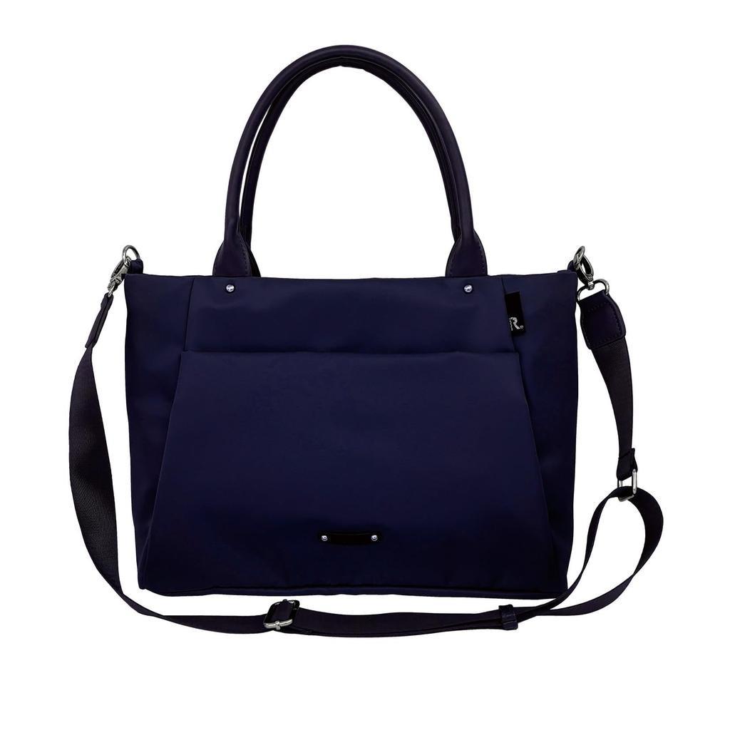 Tote Water Free A4 1067 03 Navy [Rootote] Bag, Repellent, Women's, Beautiful, Standing, Business, LT.Arquatre Wide.Ensemble-A