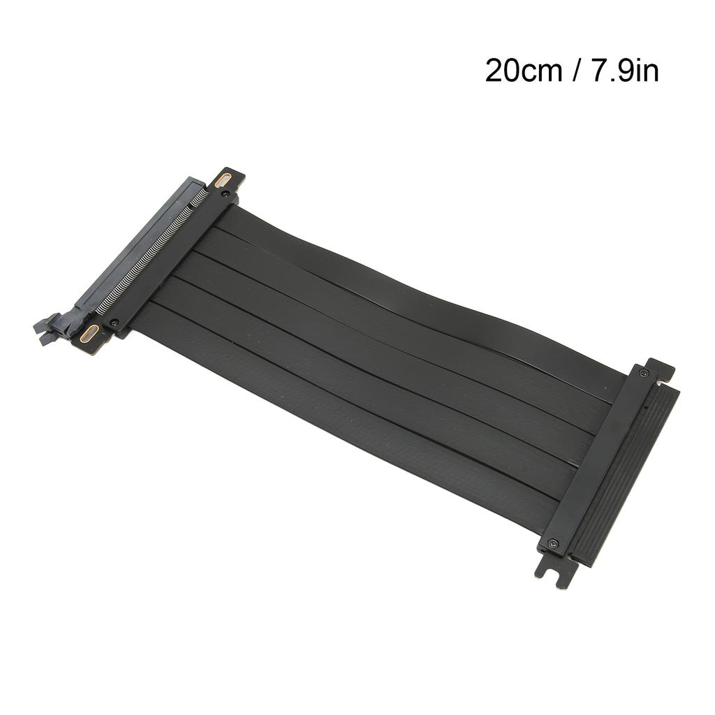 Удлинитель PCI-E 4.0 X16 Прямой угол 128 Гбит/с Защита от помех Plug and Play Кабель-удлинитель GPU для видеокарты