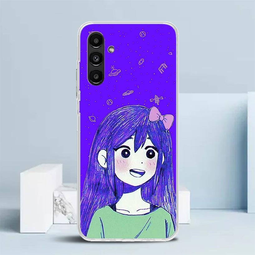 Игровой мультяшный чехол O-Omori для Samsung Galaxy A17 A37 A57 A16 A26 A36 A56 A15 A14 A55 Чехол для телефона A13 A53 A25 A35 A24 A34 A23 A33