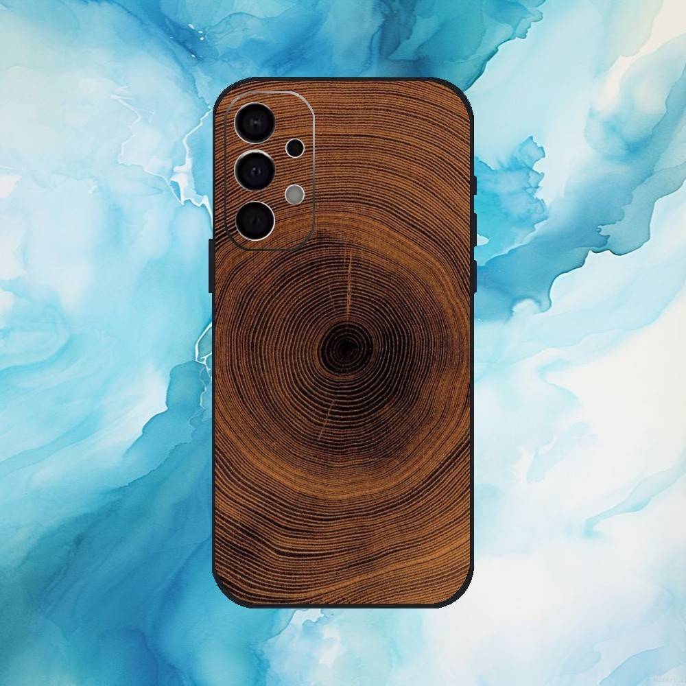 Wood Grain Phone Case For Samsung S 25,24,23,22,30,21,10,9,Ultra,Plus,Lite,FE,4,5 G Soft Black Case
