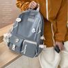 Рюкзаки в корейском стиле, школьные, большой вместимости, студенческая наплечная сумка, модный женский рюкзак, для улицы