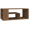 VidaXL Table Basse Table d'Appoint Meuble de Salon Bout de Canapé Salle de Séjour Intérieur Chêne Marron 100x50x40 cm Bois 815842