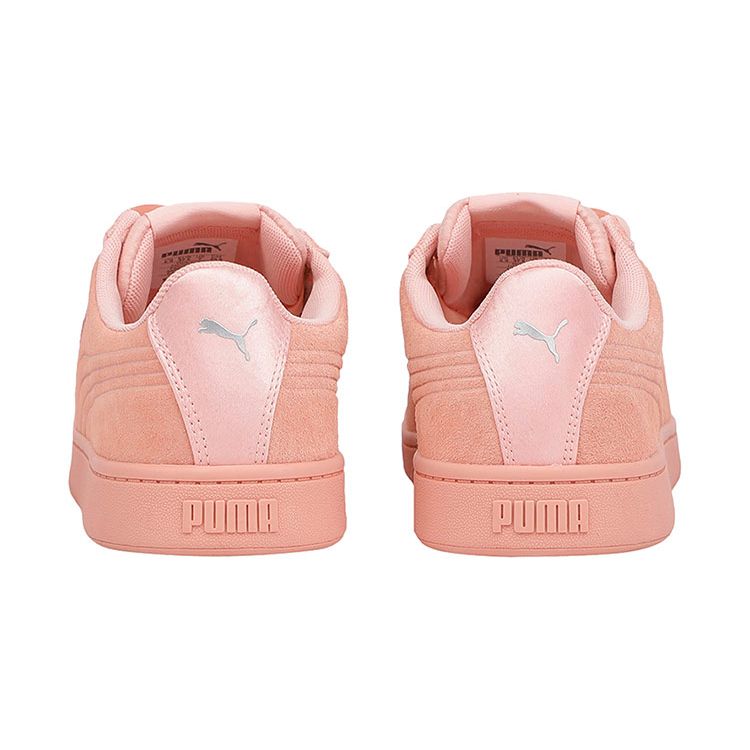 Puma Vikky V2 Ribbon Повседневные Кроссовки Женские Кроссовки Розовые Белые 369726-05