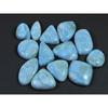 201 Карат. Натуральный Ларимар Пектолит Фантазийный Кабошон Свободный Драгоценный Камень Лот из 13 шт. C-827