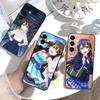 Чехол для телефона Love Live-Sonoda Umi для Samsung Galaxy A73, A21s, A22, A31, A52, A53, A71, A41 Мягкий черный корпус