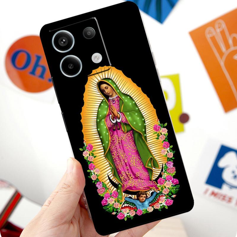 Virgen De Guadalupe Virgin Mary Funda For Xiaomi Redmi Note 14 Pro 10 11 12 13 15 Pro Plus Case For Redmi 15 14C 12C 10C 13C