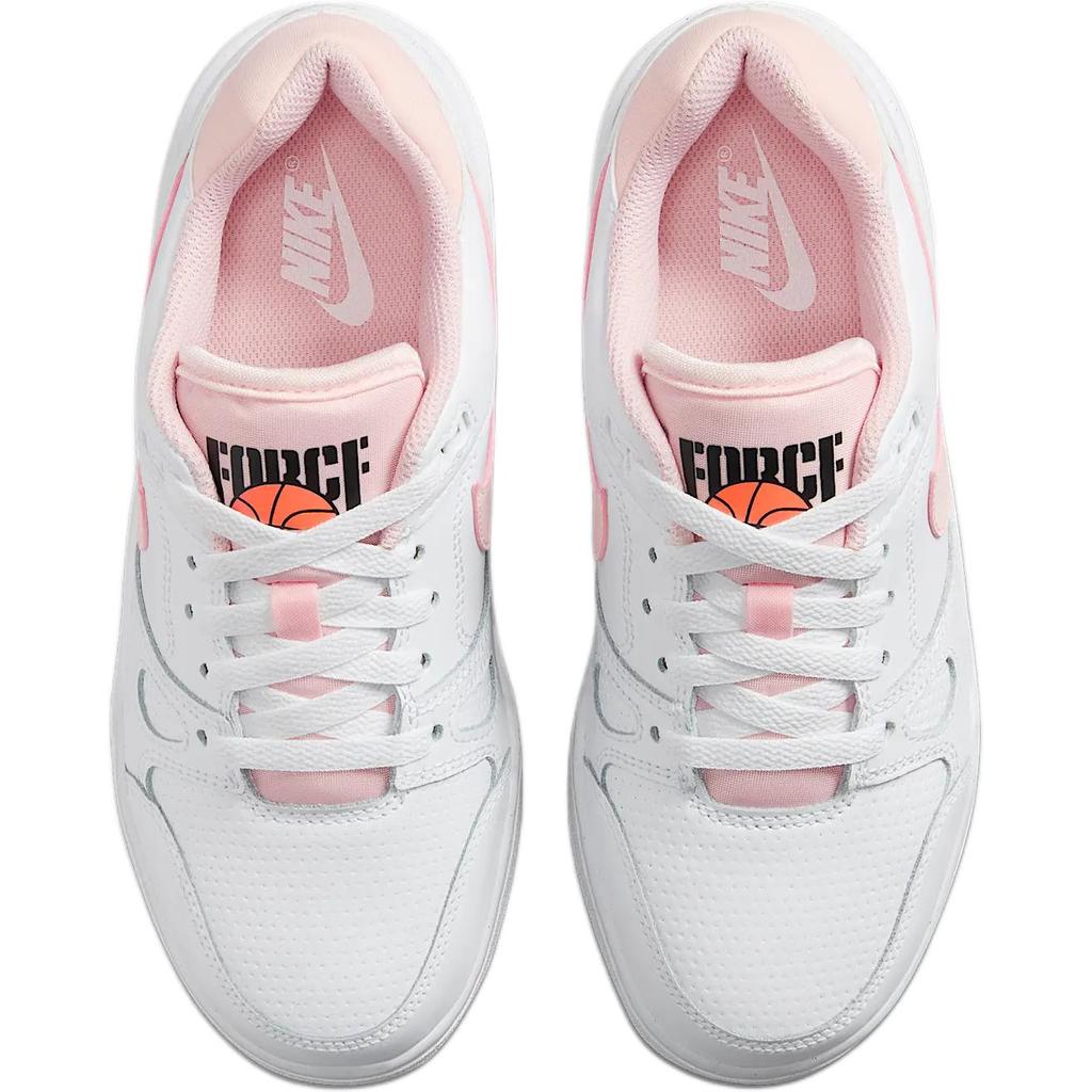 Nike Кроссовки Full Force Low GS Echo Pink Kids, цвет белый, ярко-манго, черный FV5929-107