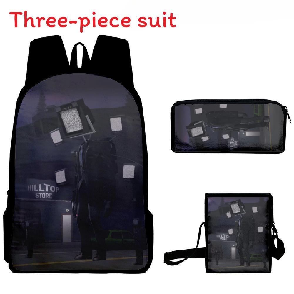Monsters Singing My Childrens School Bag Three Piece Suit Suitable For Gift